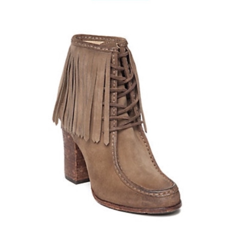 NWOB Frye fringe boots!